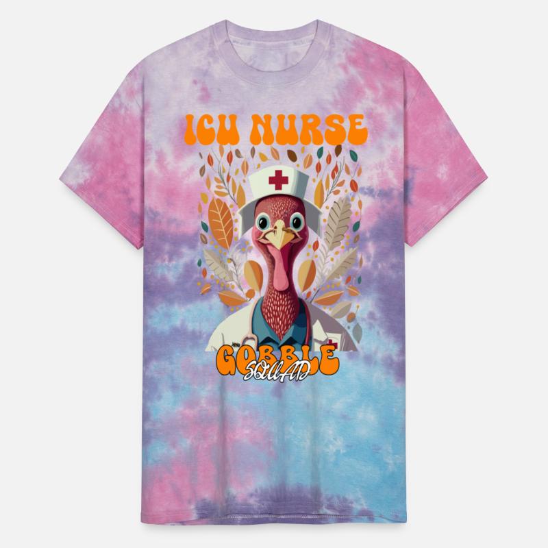 icu Nurse Gobble Squad Women ICU Nurse Thanksgivin