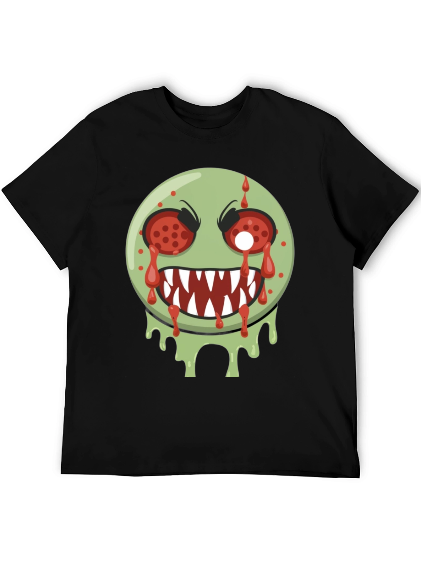 Zombie Emoji Graphic Tee - Spooky Style