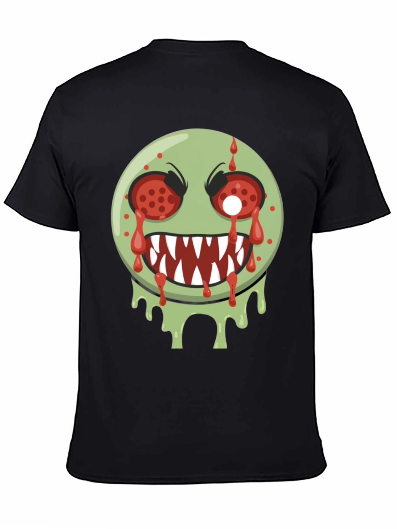 Zombie Emoji Graphic Tee - Spooky Style