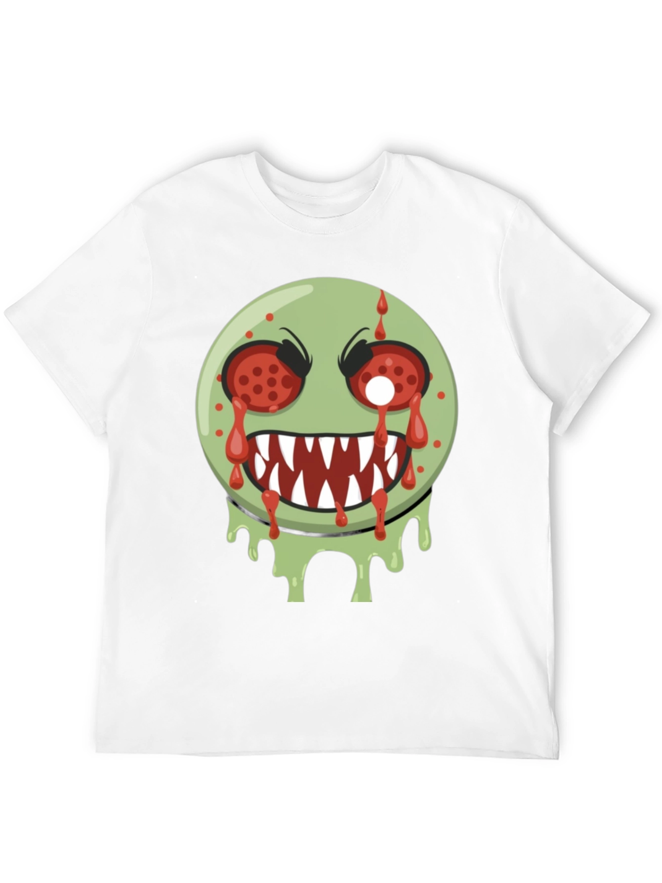 Zombie Emoji Graphic Tee - Spooky Style