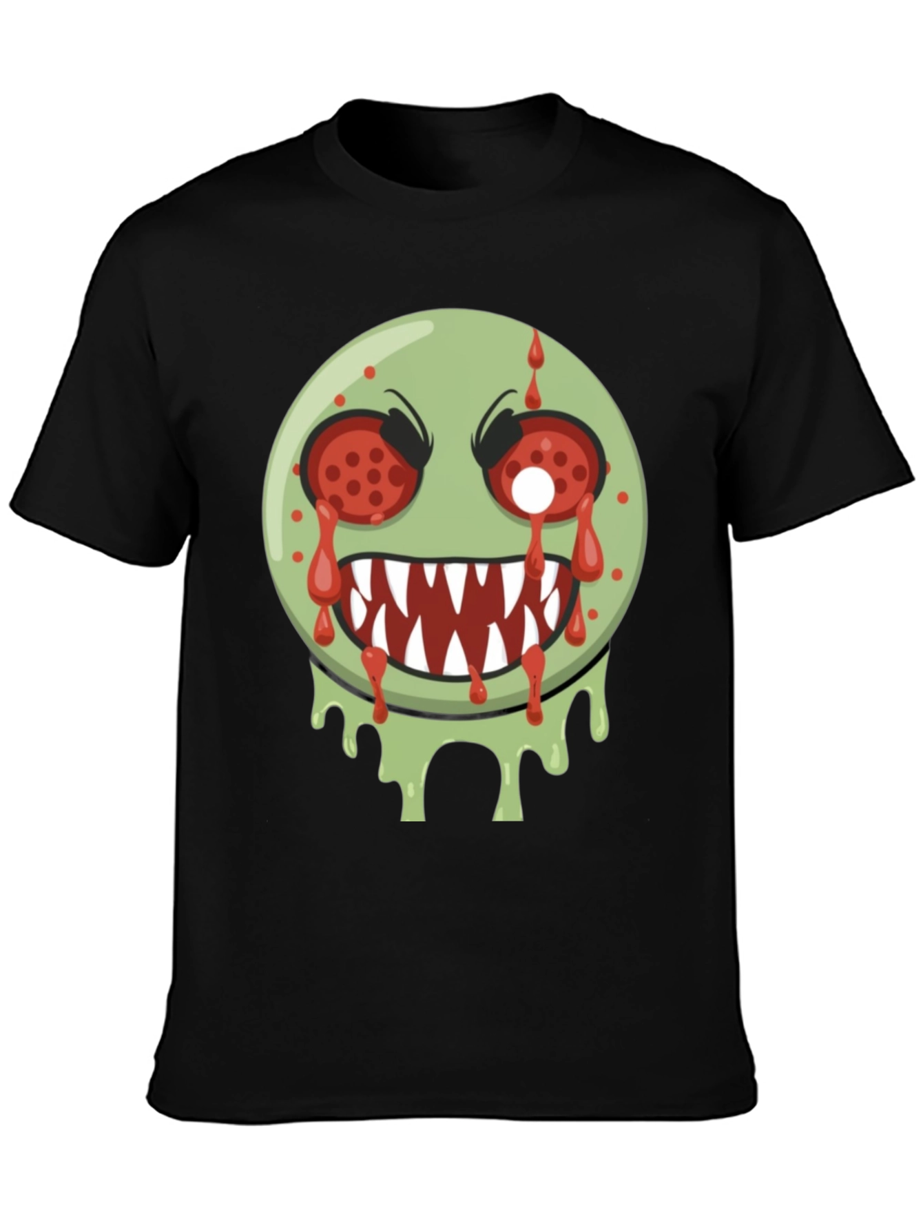 Zombie Emoji Graphic Tee - Spooky Style