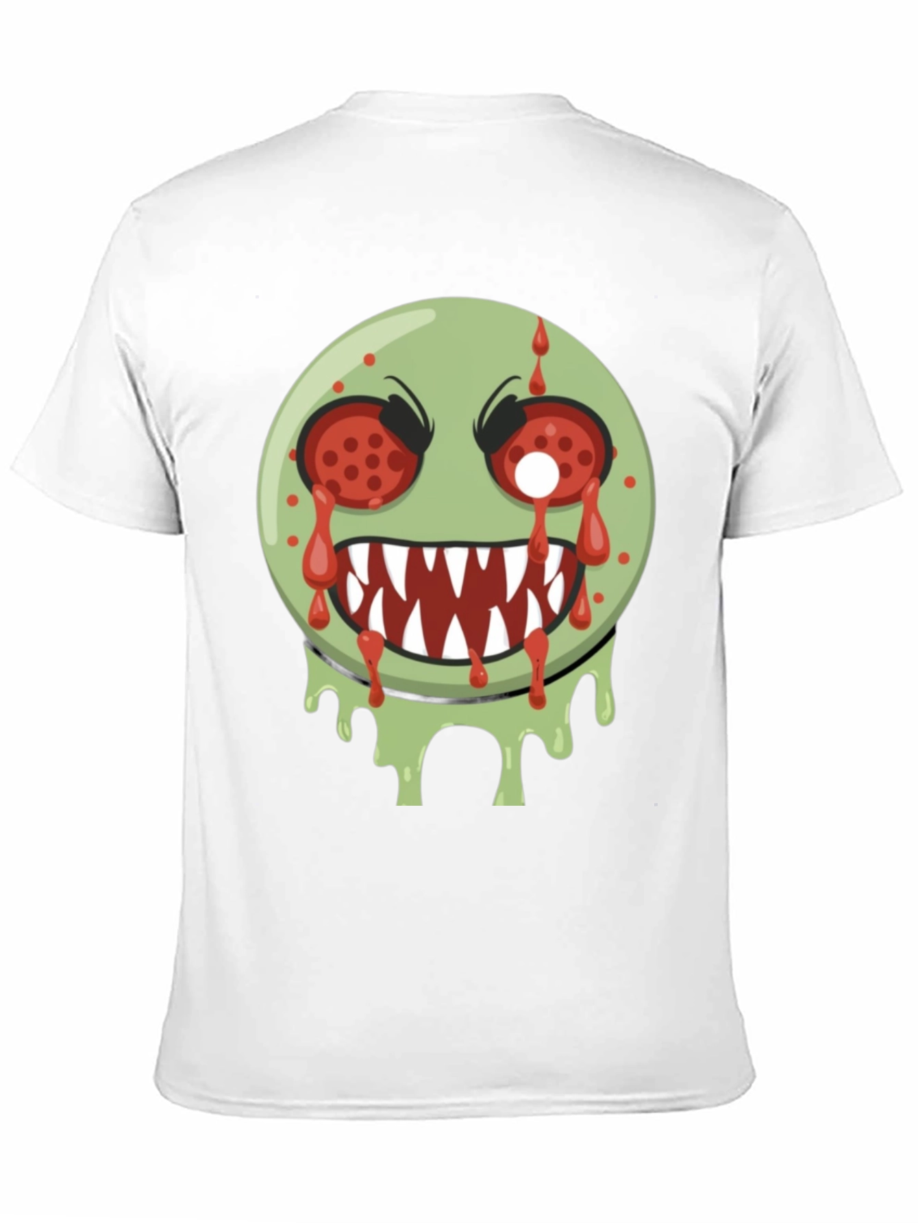 Zombie Emoji Graphic Tee - Spooky Style