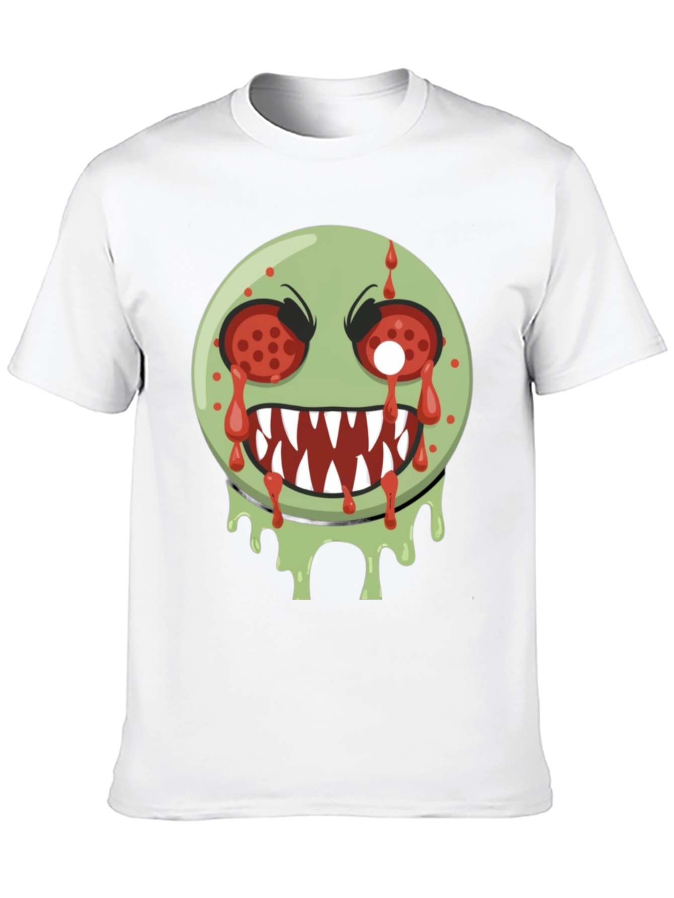 Zombie Emoji Graphic Tee - Spooky Style