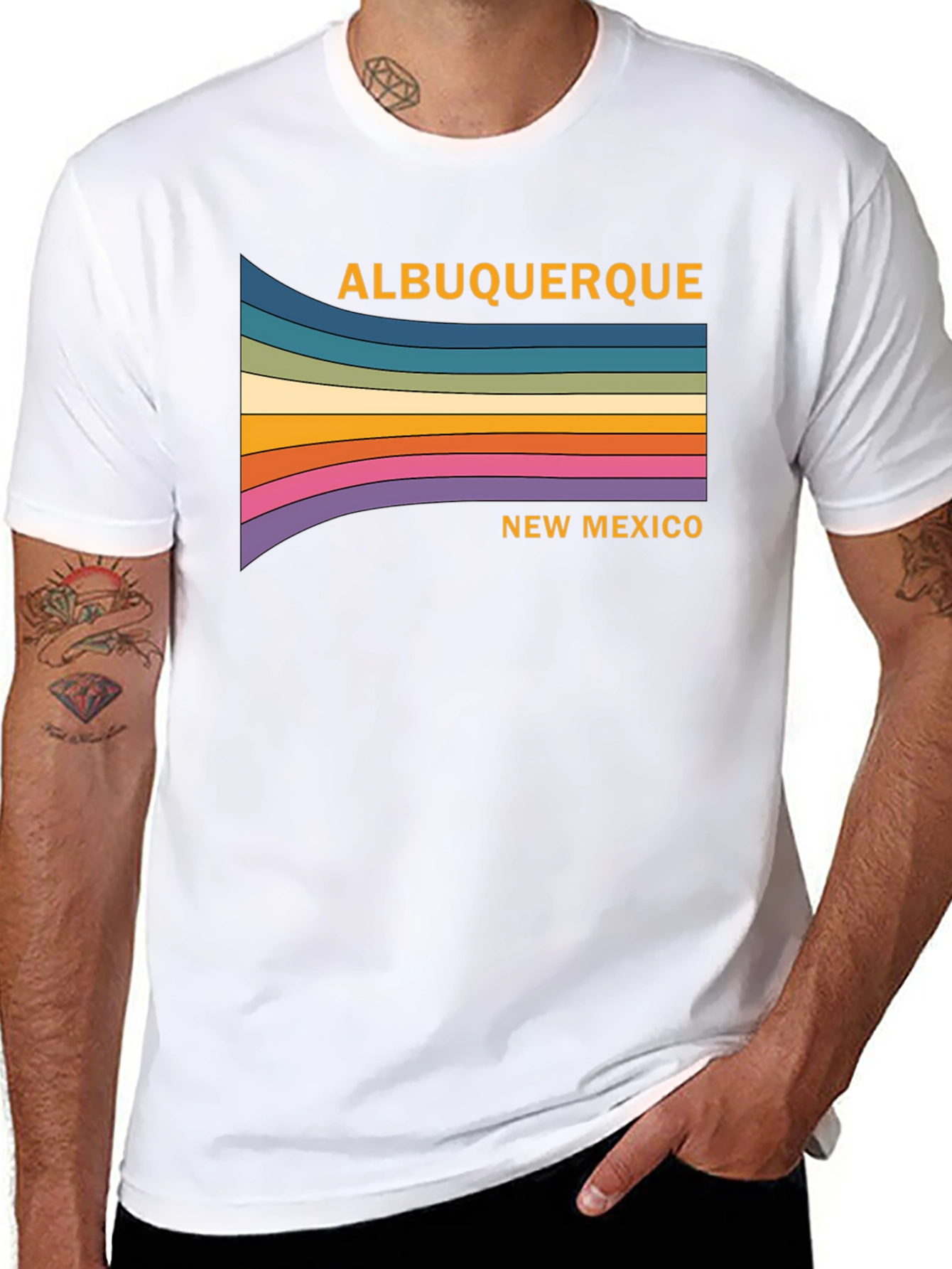 Albuquerque New Mexico Retro T-Shirt