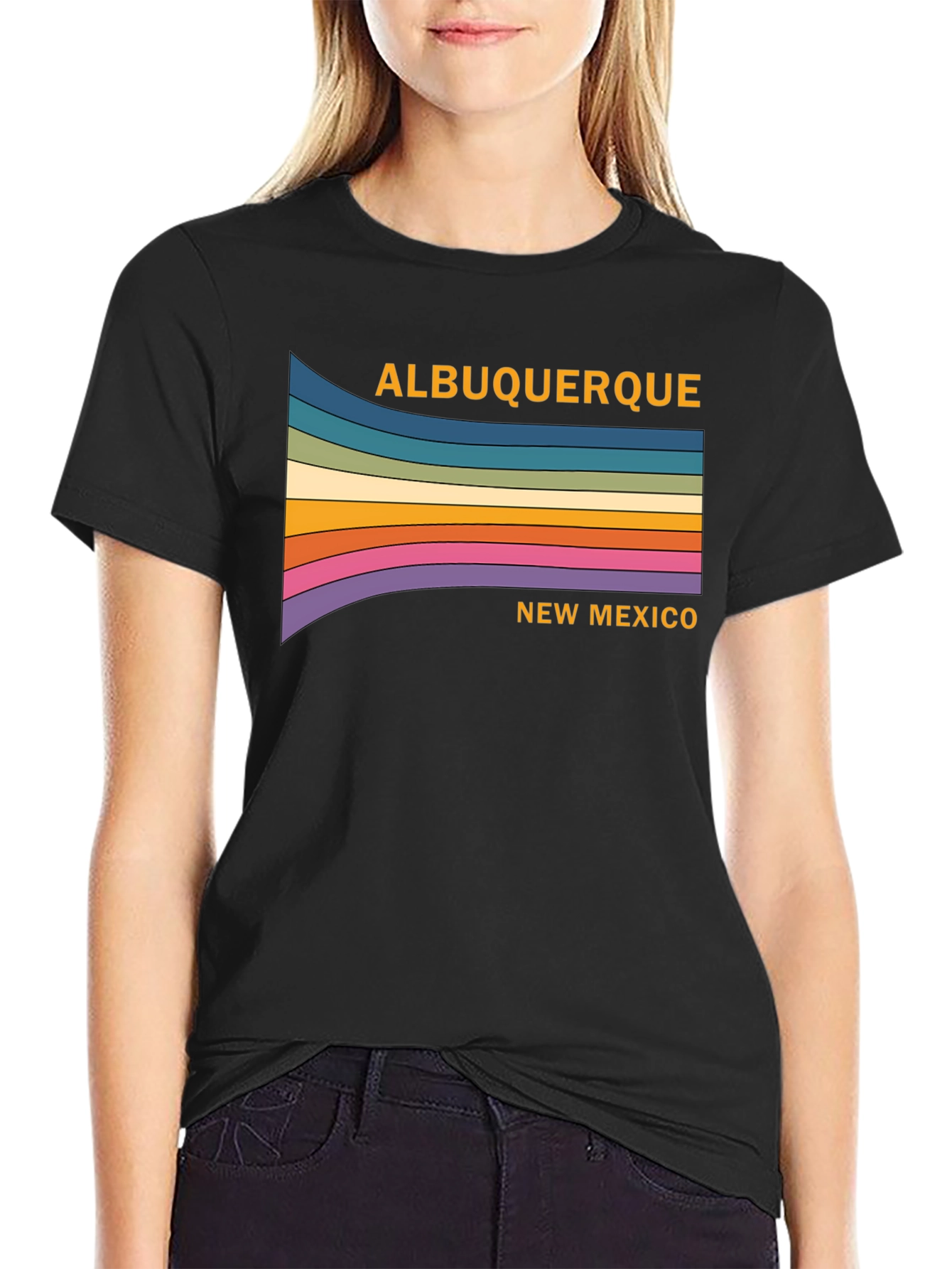 Albuquerque New Mexico Retro T-Shirt