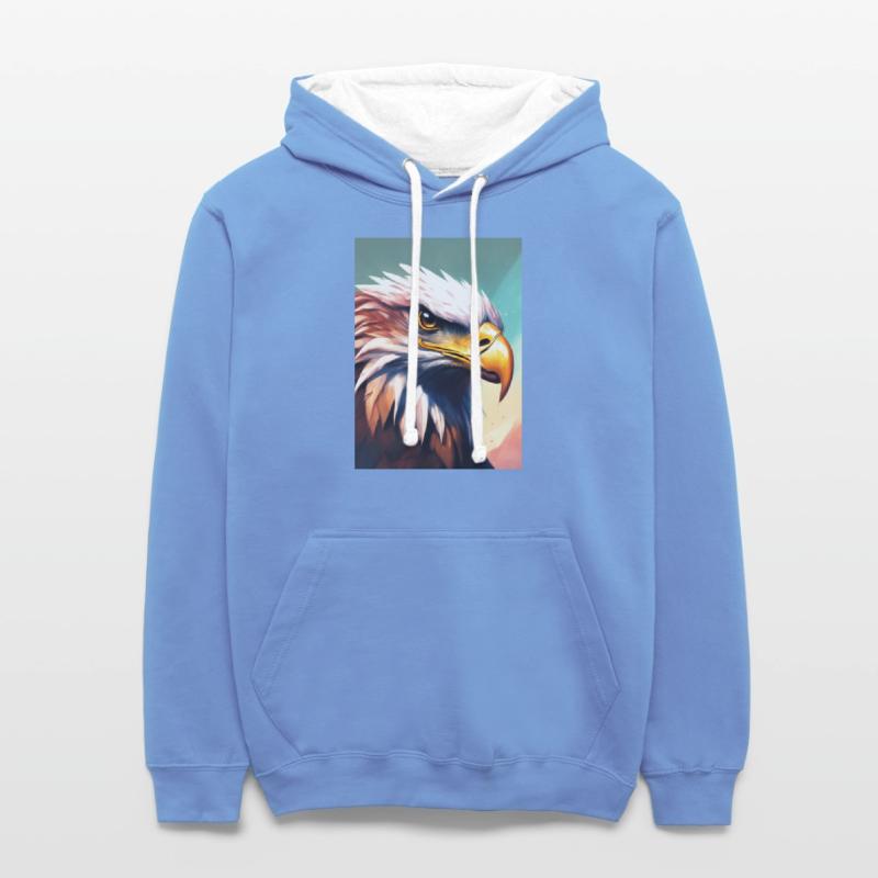 image of an angry eagle in a contemporary medieval