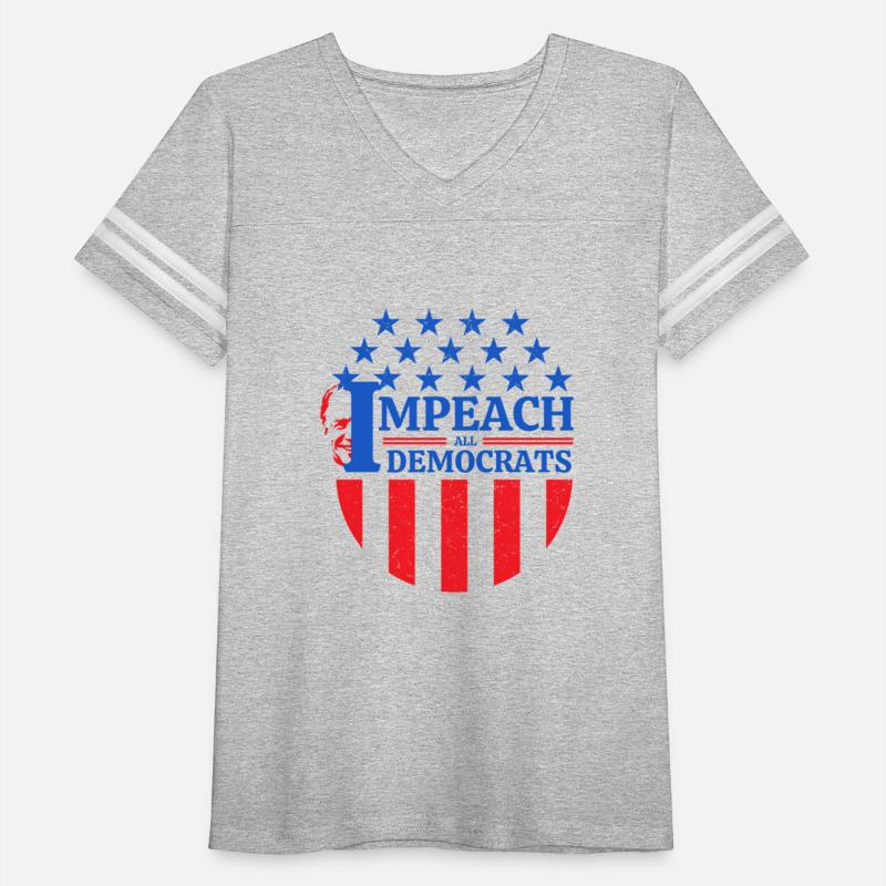 Impeach All Democrats Circle Flag Stars 'N Stripes