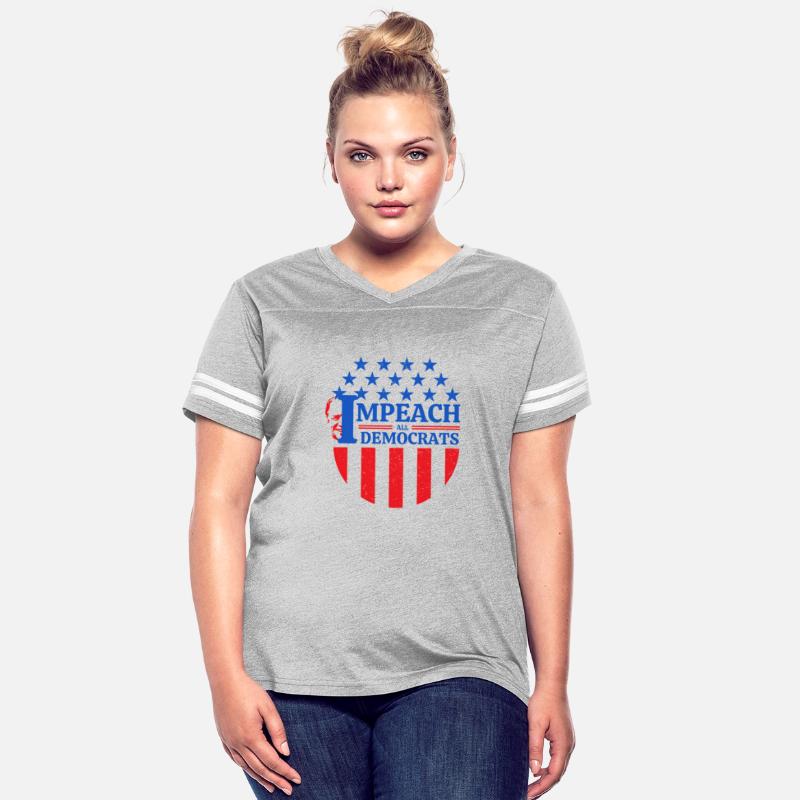 Impeach All Democrats Circle Flag Stars 'N Stripes