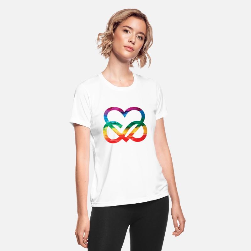 Infinite Love Rainbow Heart LGBTQ Pride Heart