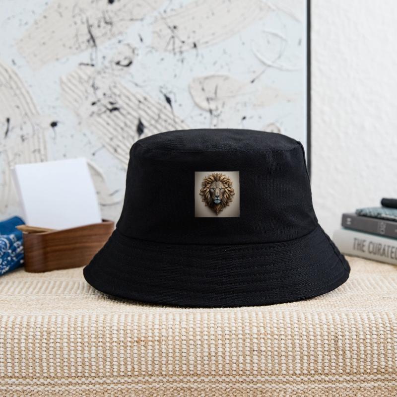 Inner Strength, Outer Calm: The Geometric Lion Man