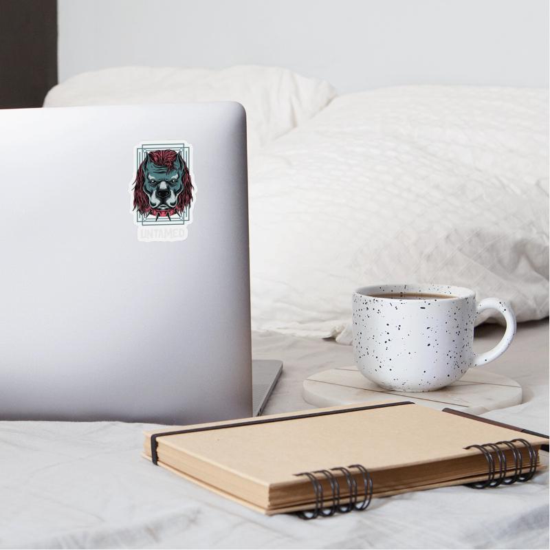 Intimidating Canine with Spiked Collar