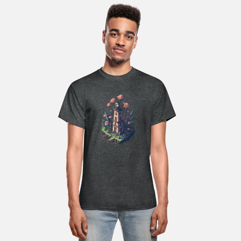 Isometric Vintage Rustic Light House Game Scene