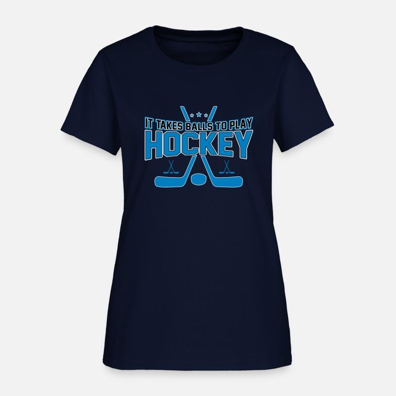 It Takes Balls to Play Hockey T Shirt Design
