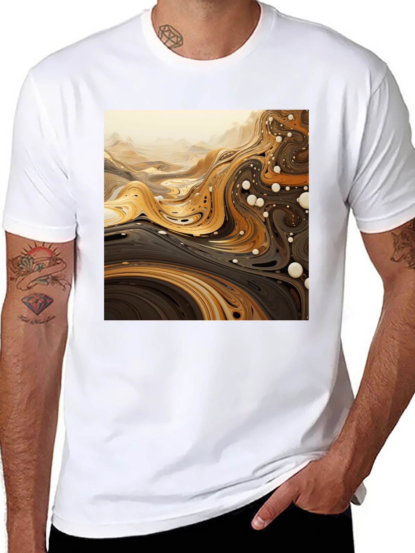 Abstract Art T-Shirt - Modern Style