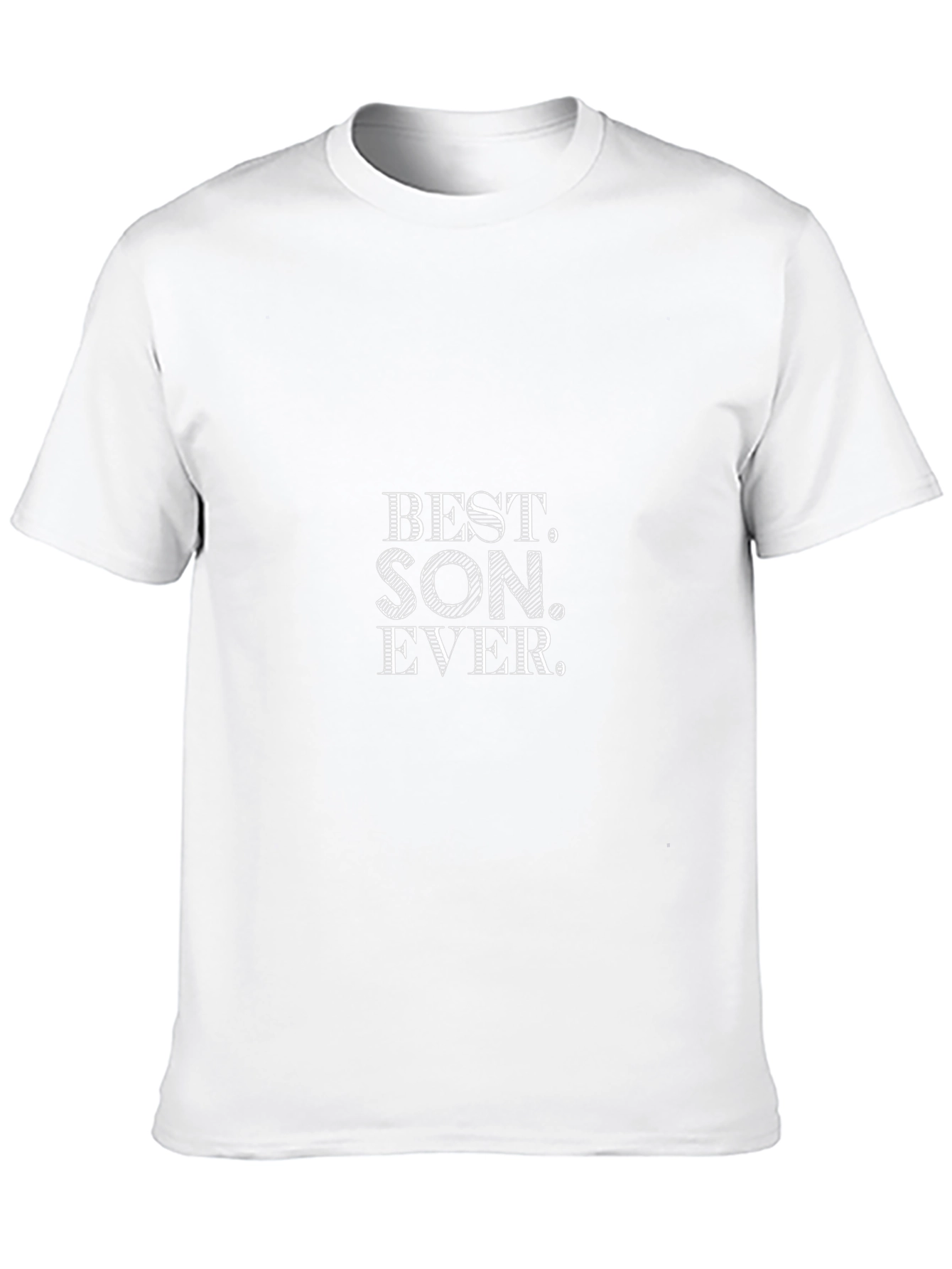 Best Son Ever T-Shirt - Black Cotton Tee