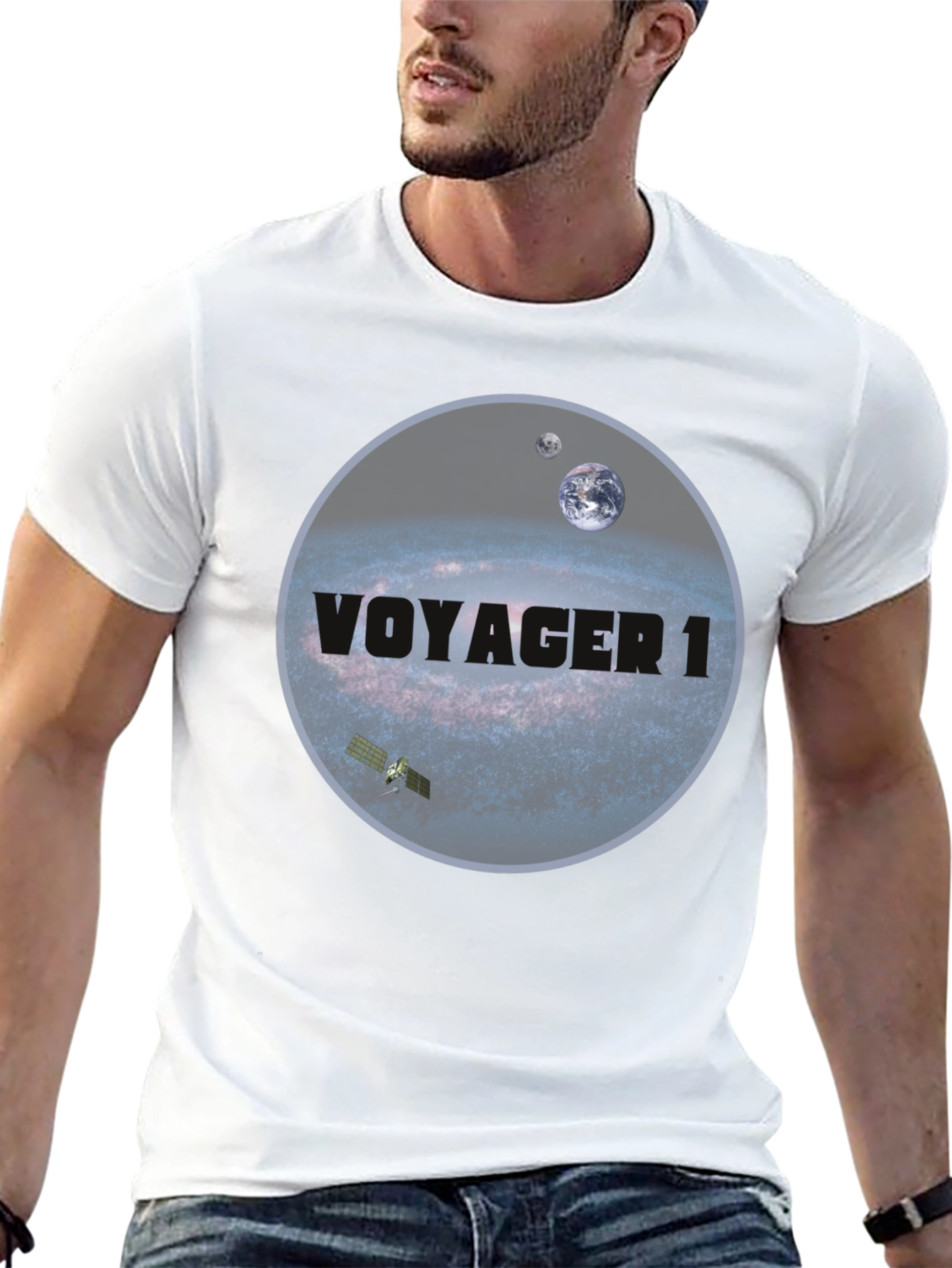 Voyager 1 Galaxy T-Shirt - Space Exploration Tee