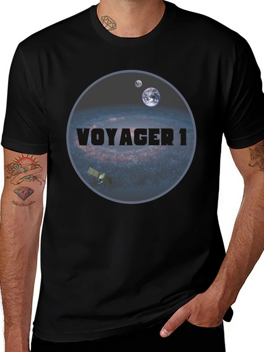 Voyager 1 Galaxy T-Shirt - Space Exploration Tee