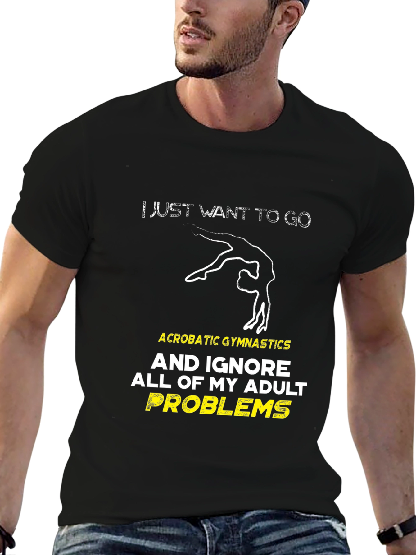 Acrobatic Gymnastics Adult Problems T-Shirt