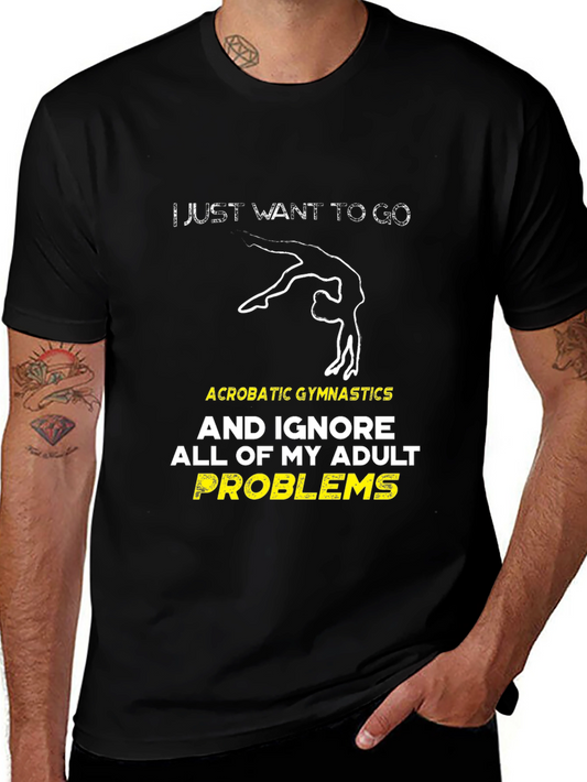 Acrobatic Gymnastics Adult Problems T-Shirt