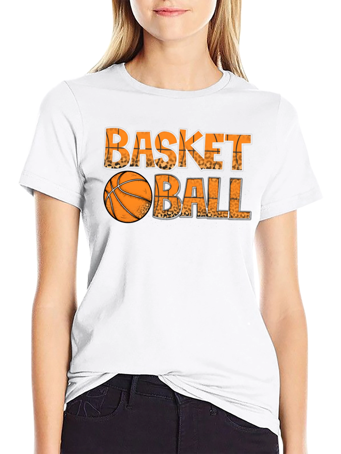Basketball Graphic T-Shirt - Casual Sportswear