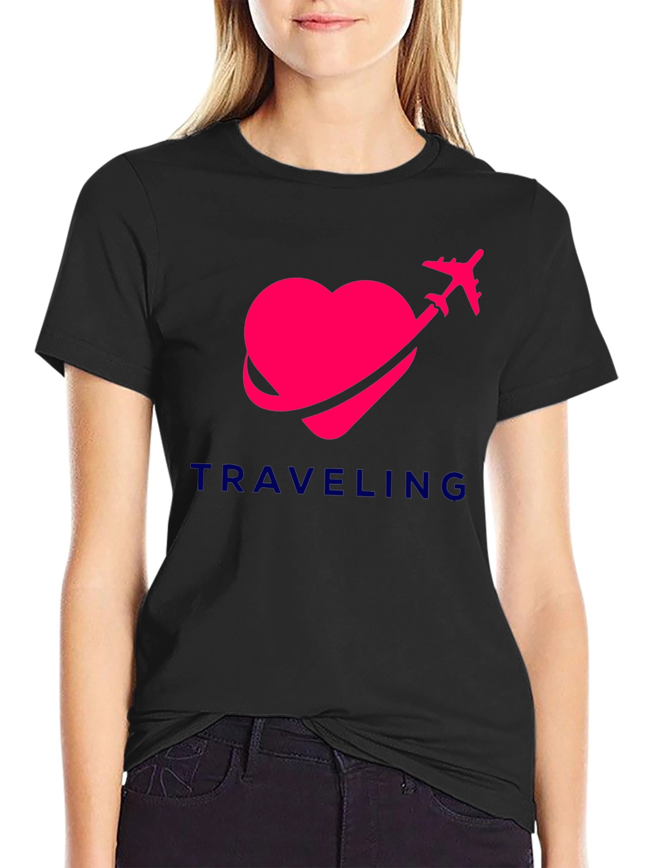 Traveling Heart Graphic T-Shirt