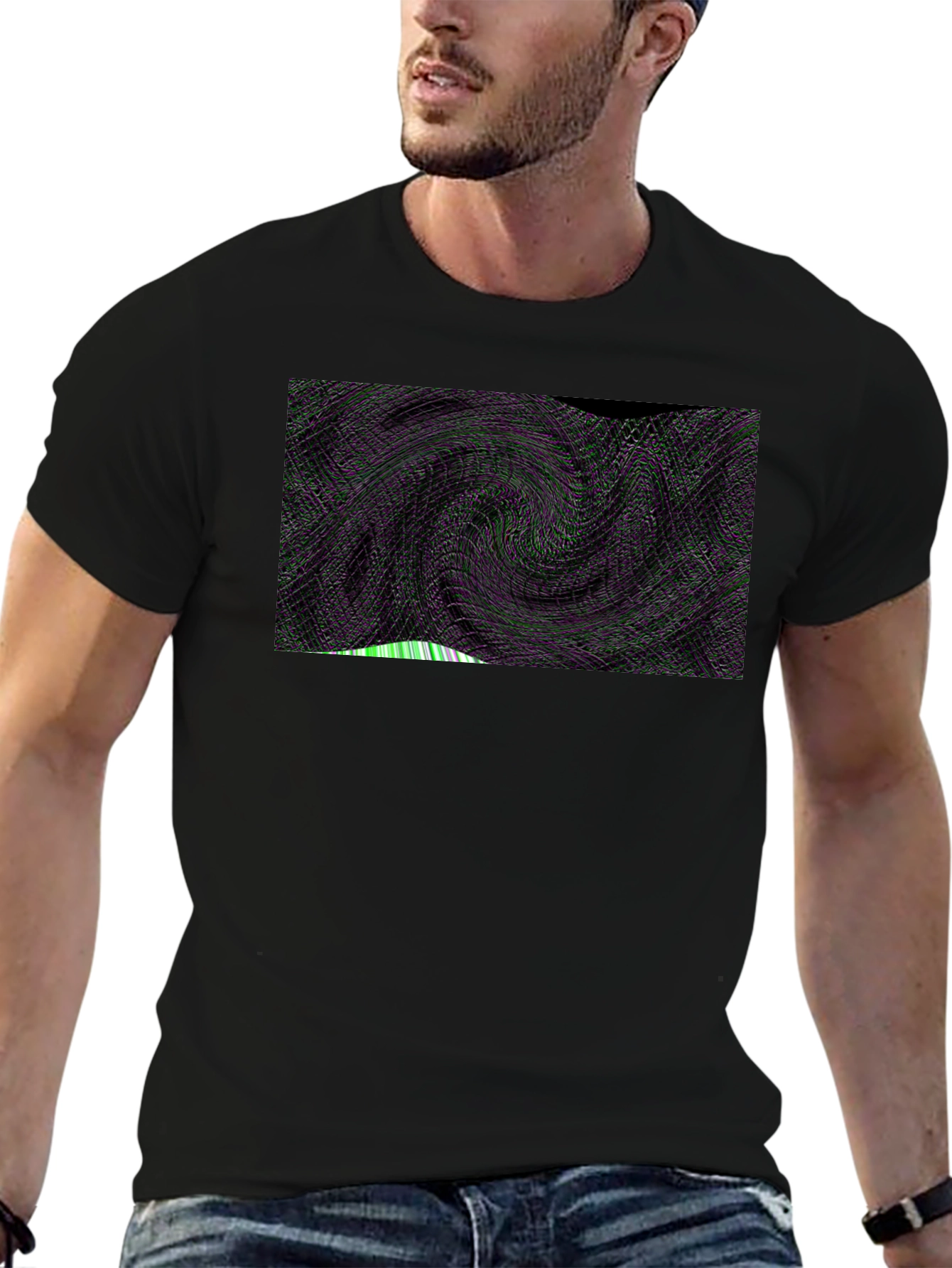 Abstract Vortex Graphic Tee
