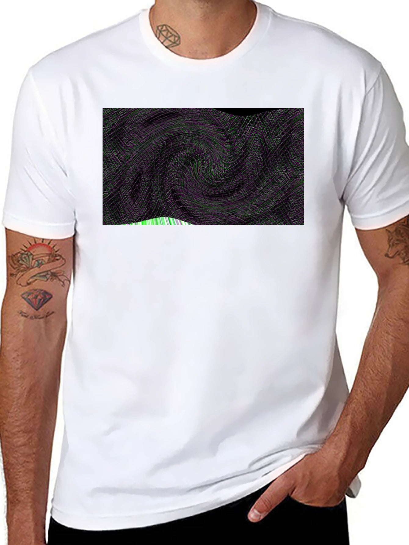 Abstract Vortex Graphic Tee