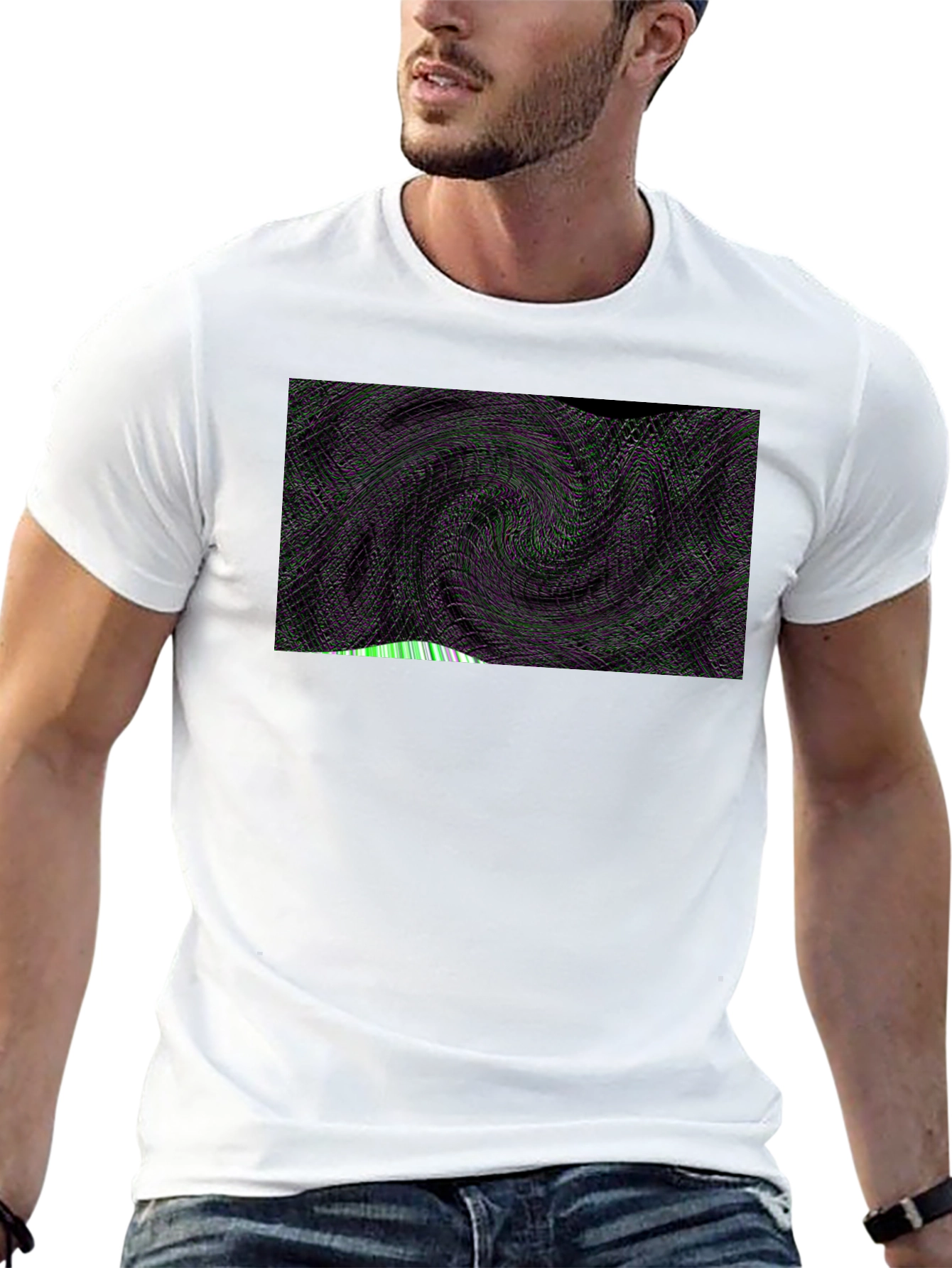 Abstract Vortex Graphic Tee