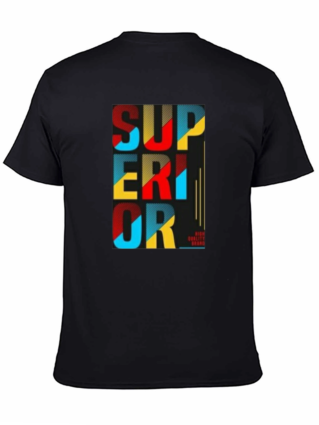 Superior Graphic Print Tee - Black