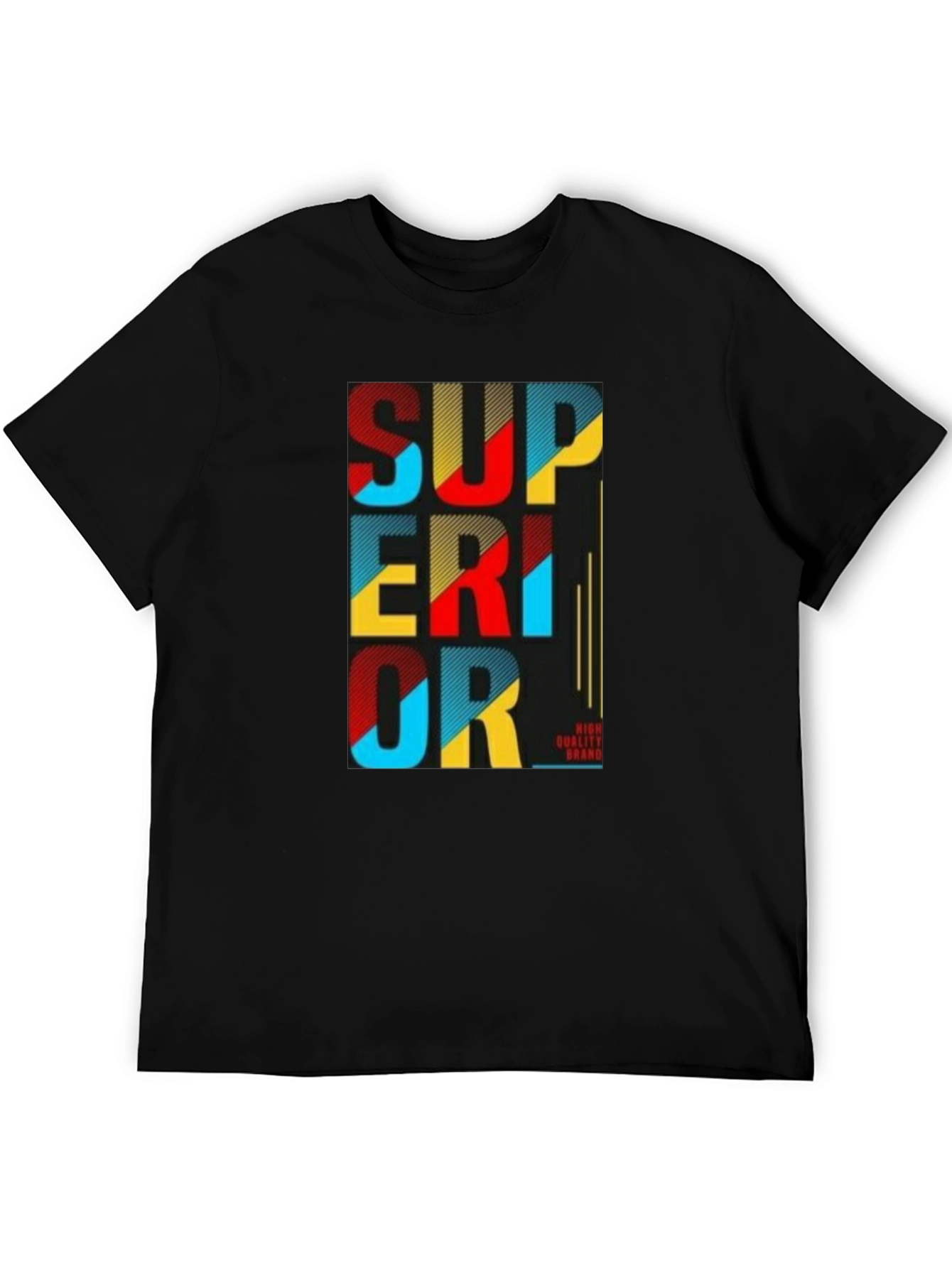 Superior Graphic Print Tee - Black