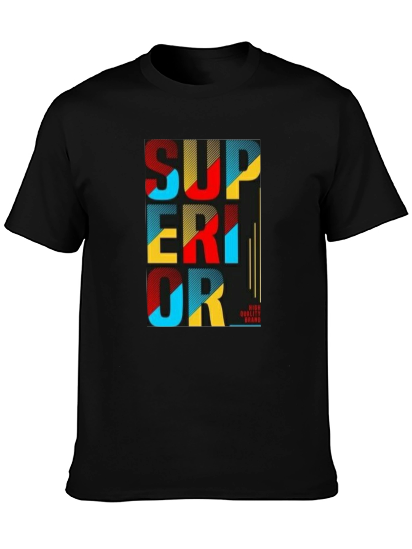 Superior Graphic Print Tee - Black