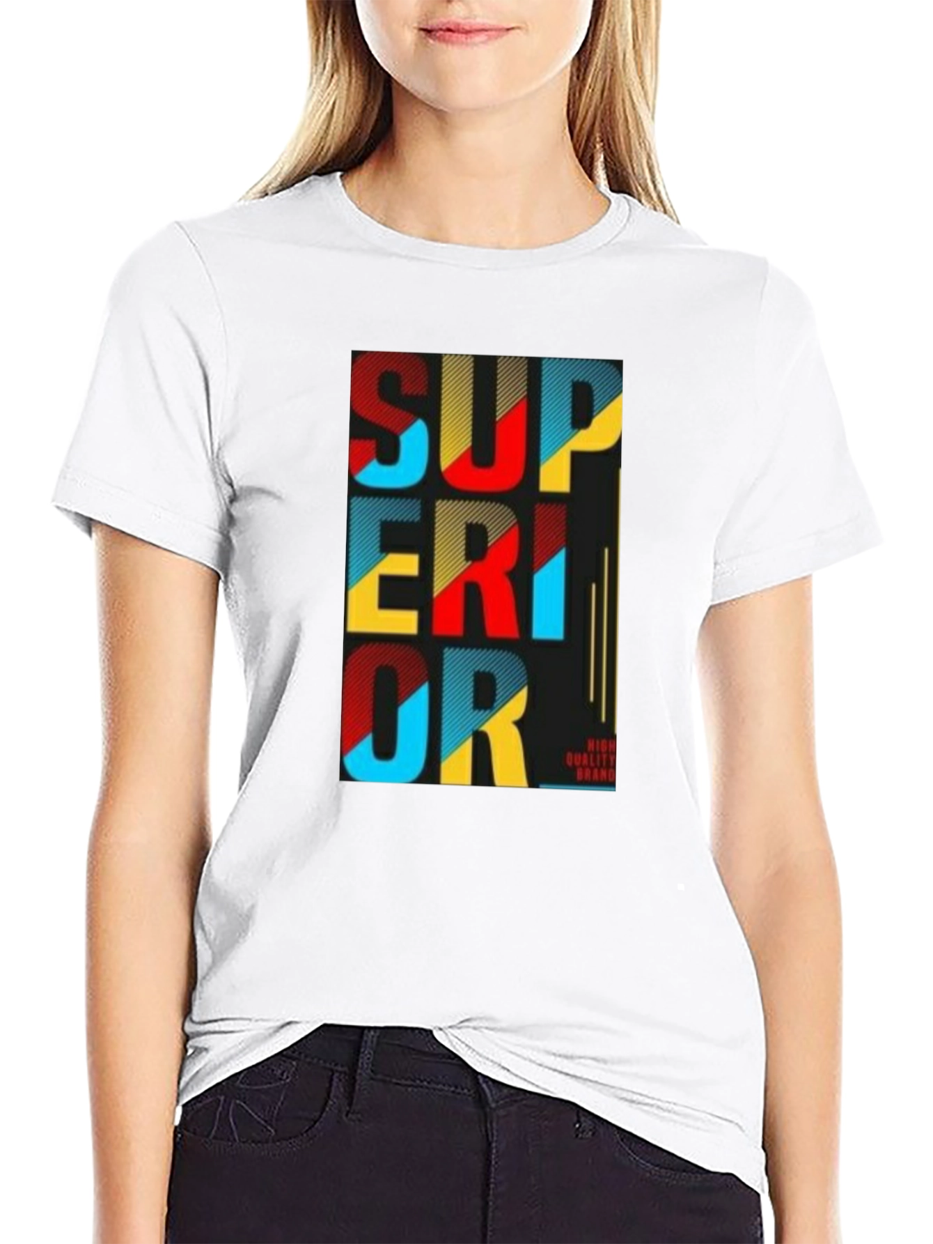 Superior Graphic Print Tee - Black