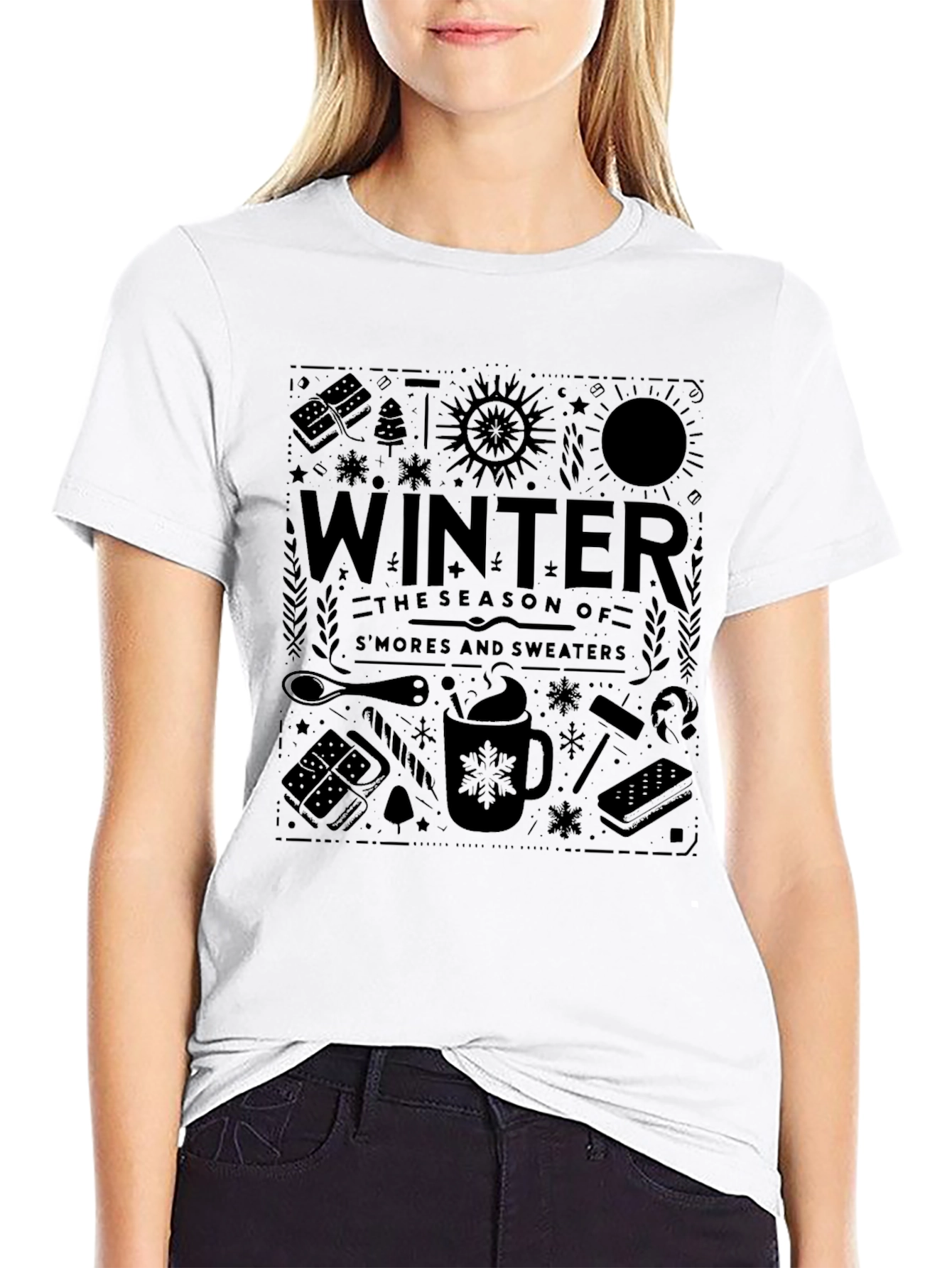 Winter Smores & Sweaters Graphic Tee