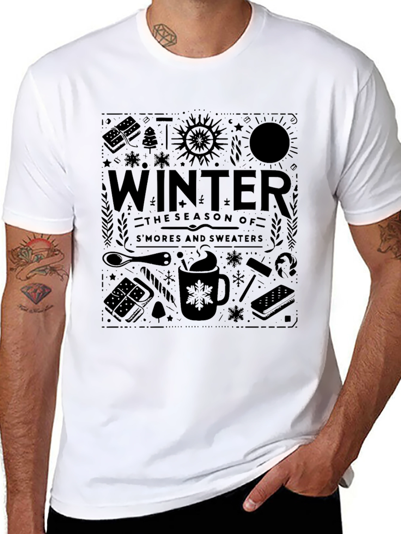 Winter Smores & Sweaters Graphic Tee