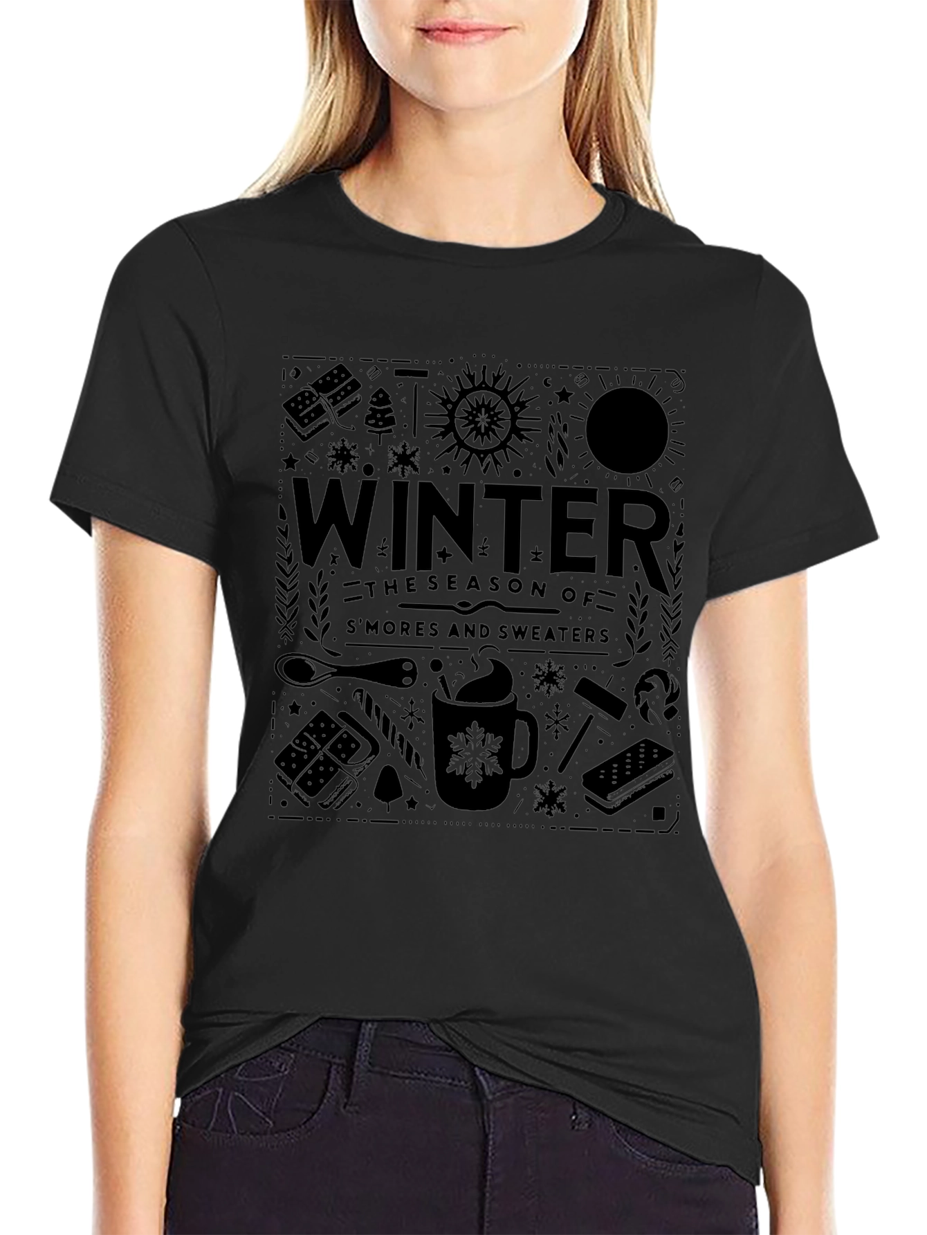 Winter Smores & Sweaters Graphic Tee