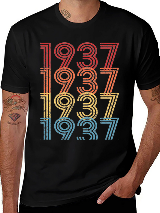 Vintage 1937 Retro Graphic T-Shirt