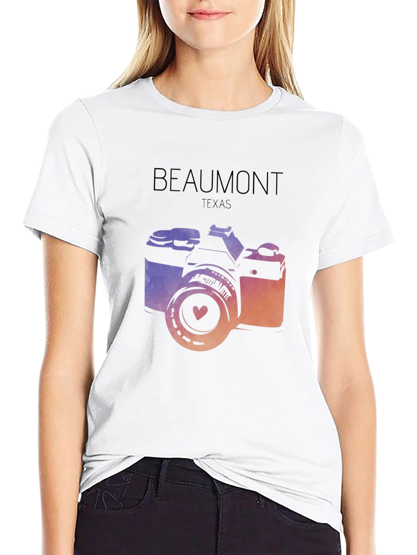 Beaumont Texas Camera Graphic T-Shirt