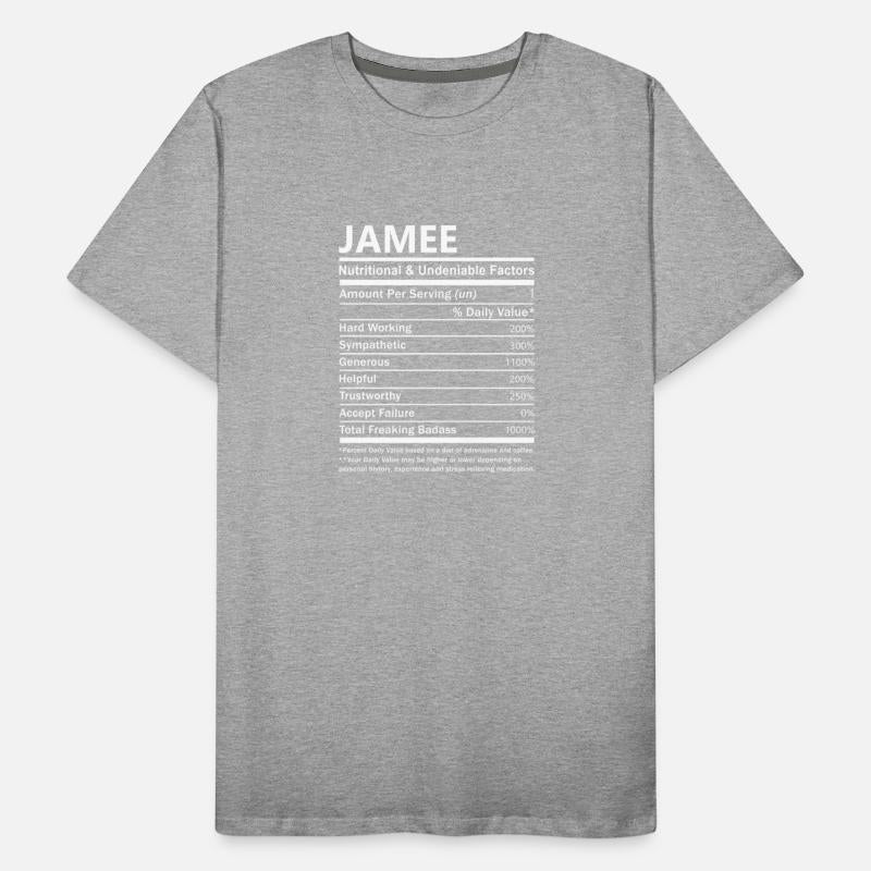 Jamee Name T Shirt - Jamee Nutritional And Undenia