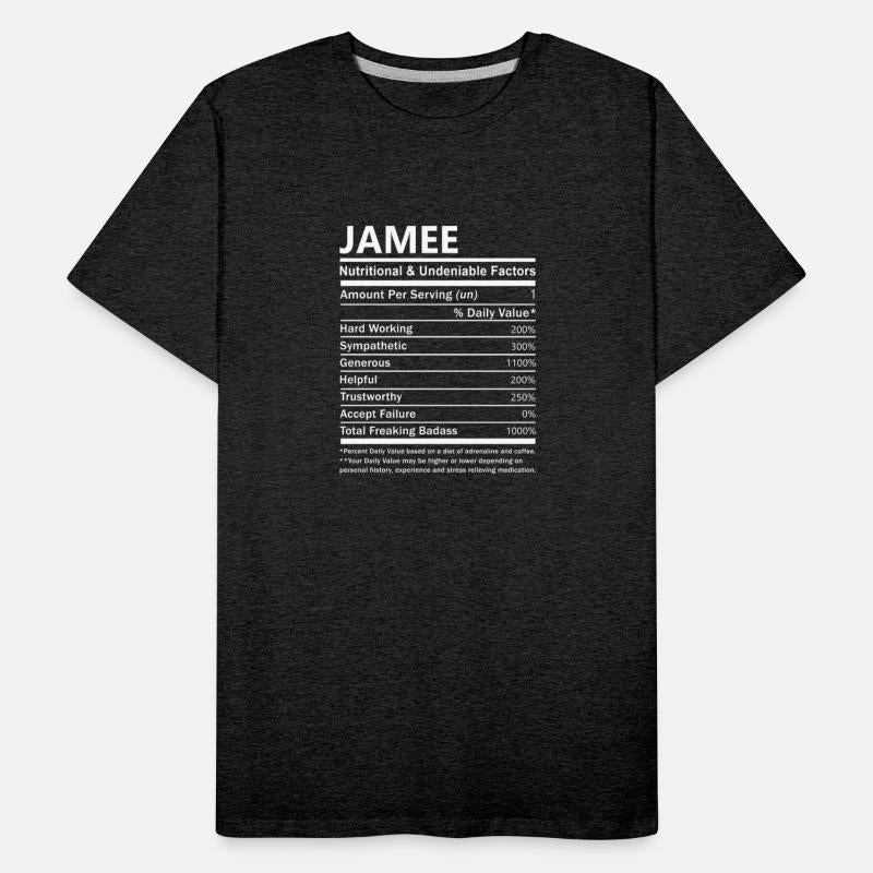 Jamee Name T Shirt - Jamee Nutritional And Undenia