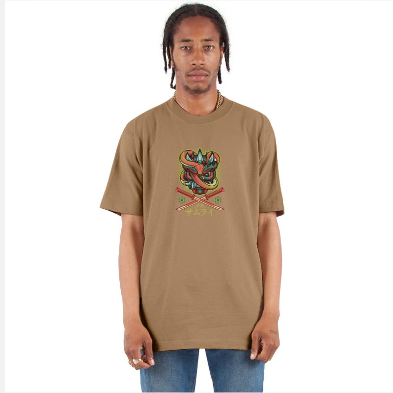 Japanese Warrior Mask Art