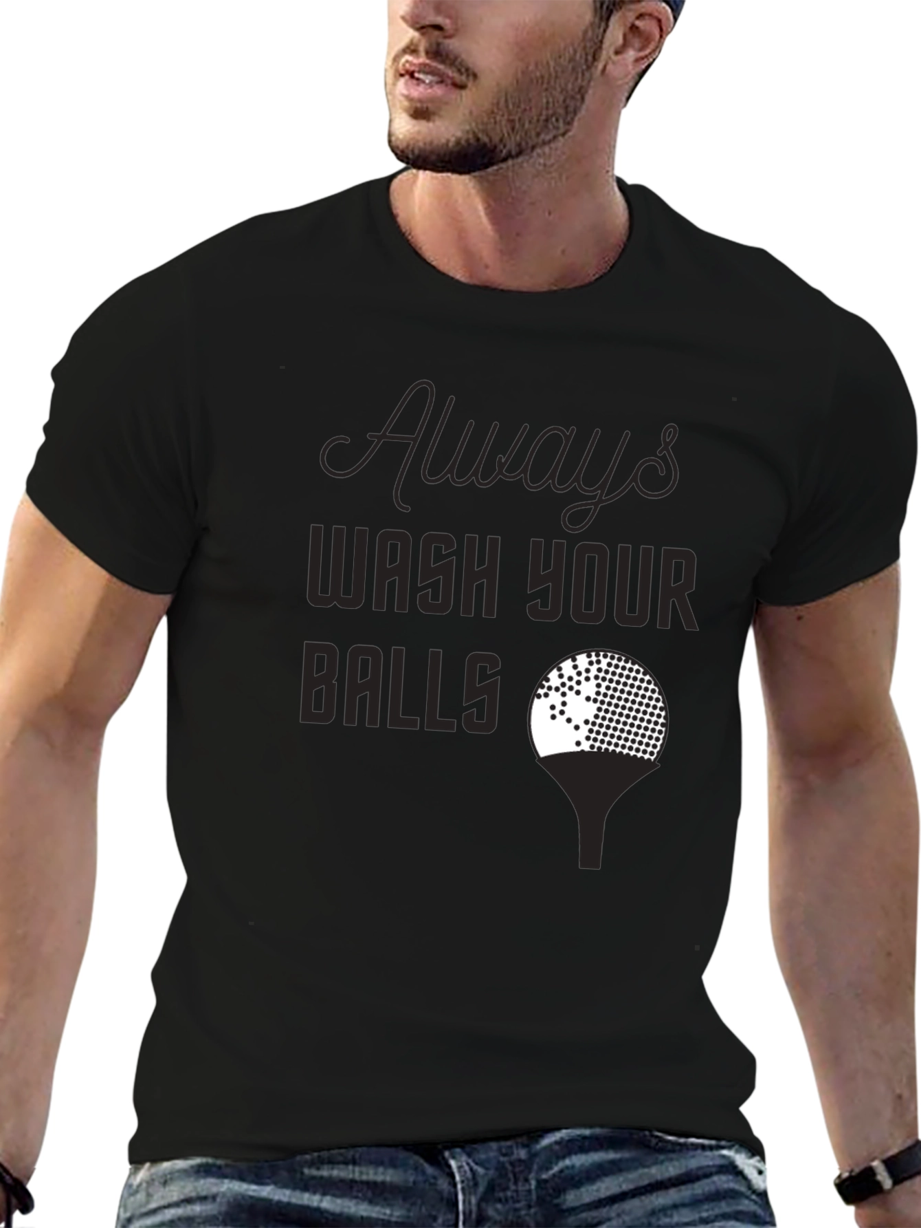 Always Wash Your Balls - Funny Golf T-Shirt