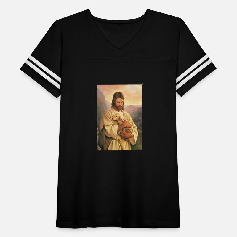 Jesus Christ holding the lost sheep pp5
