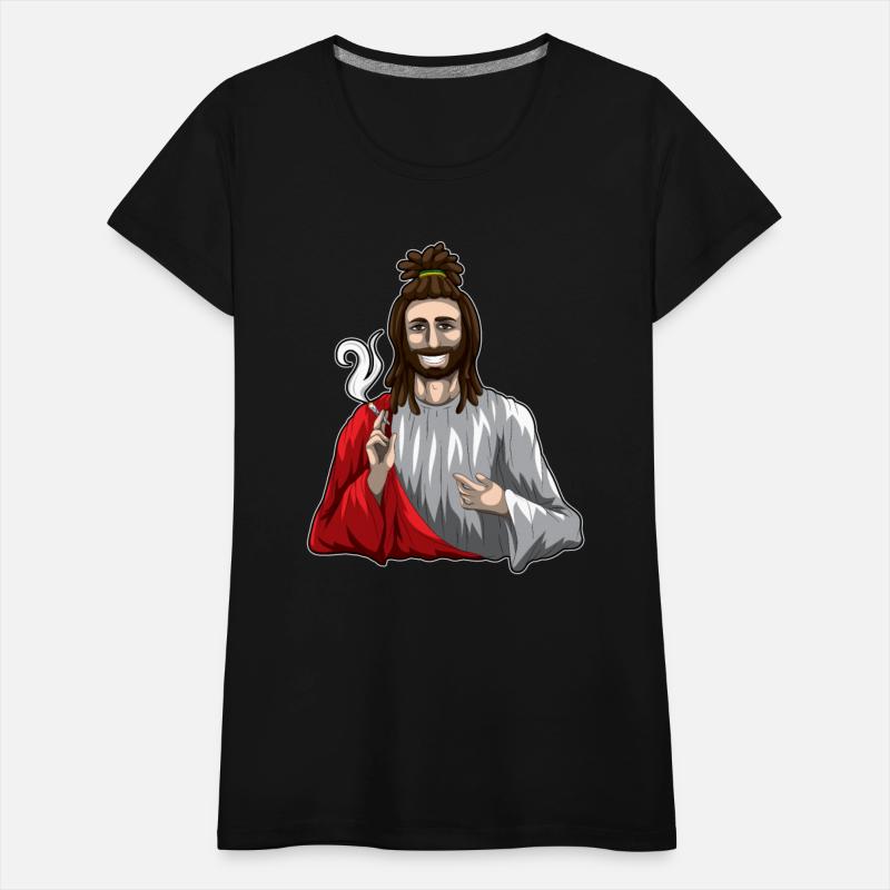 Jesus Smokes Weed - Cannabis Lord - Rasta Stoner