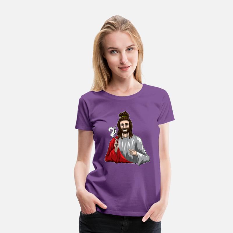 Jesus Smokes Weed - Cannabis Lord - Rasta Stoner