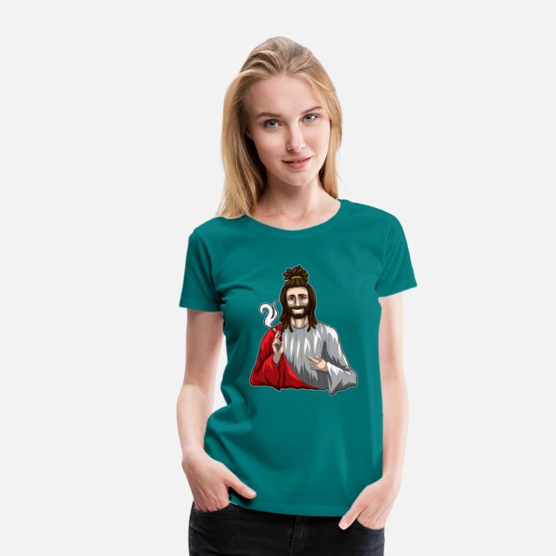 Jesus Smokes Weed - Cannabis Lord - Rasta Stoner