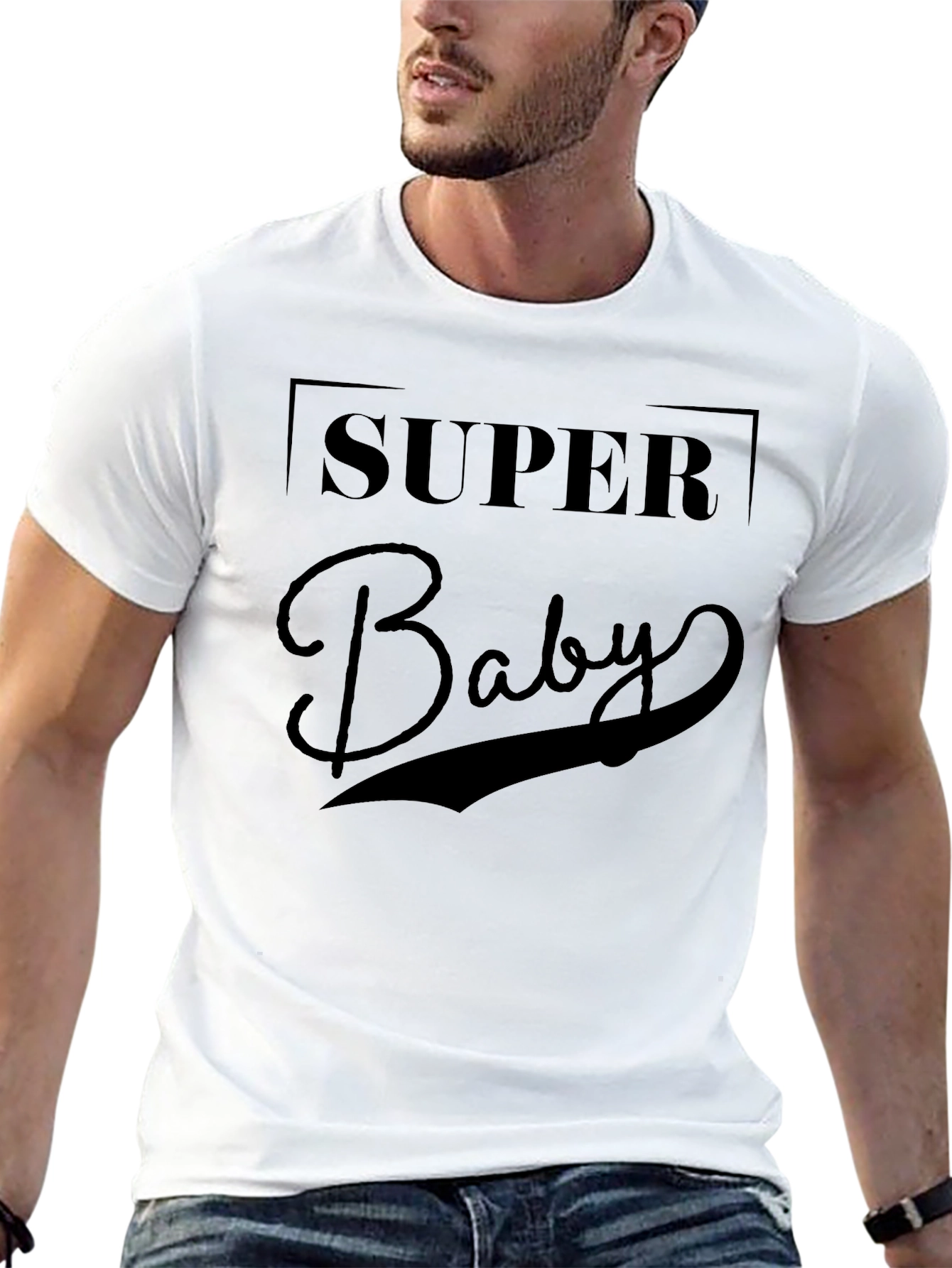Super Baby Graphic T-Shirt - Soft Cotton Blend Tee