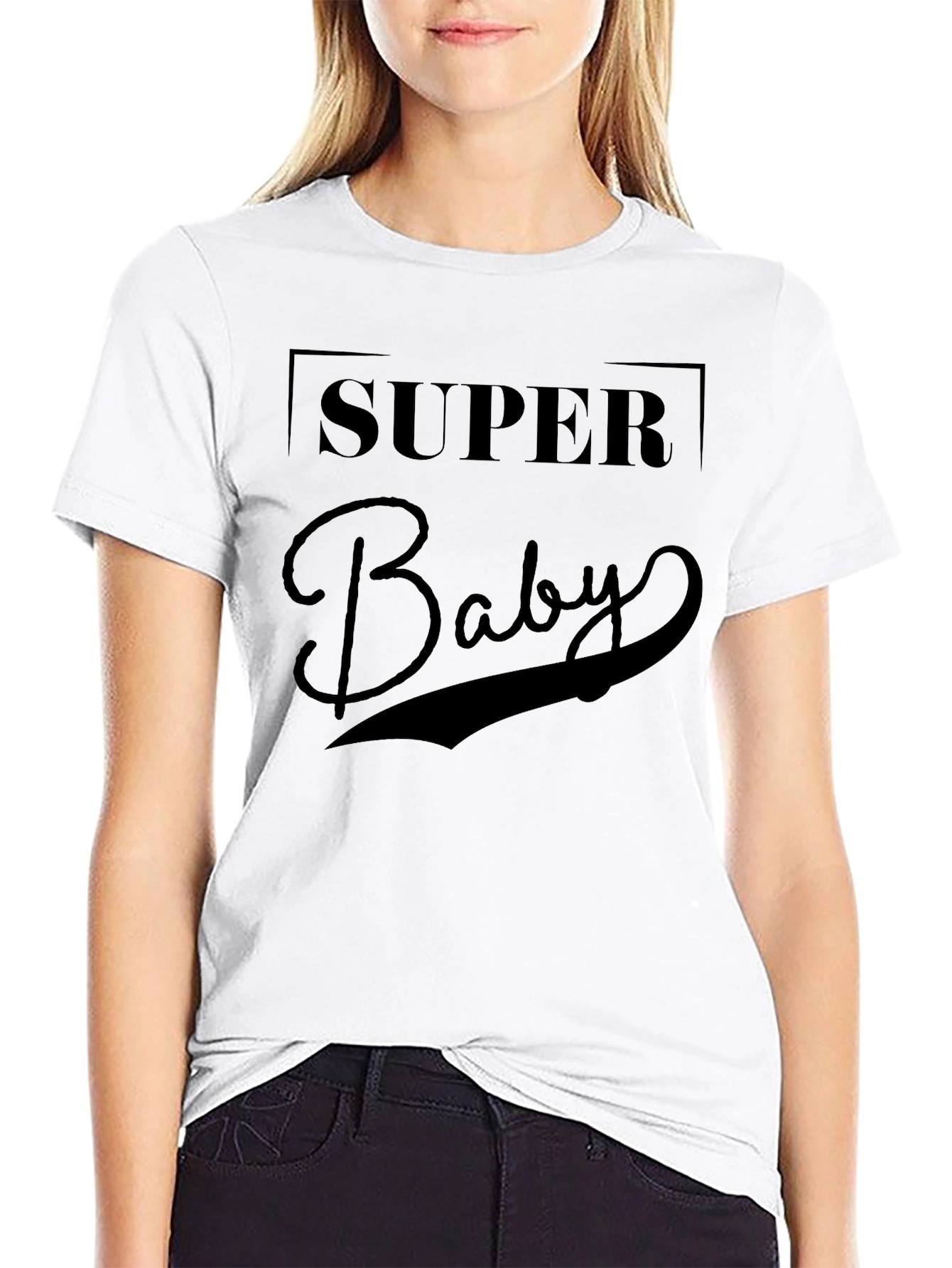 Super Baby Graphic T-Shirt - Soft Cotton Blend Tee