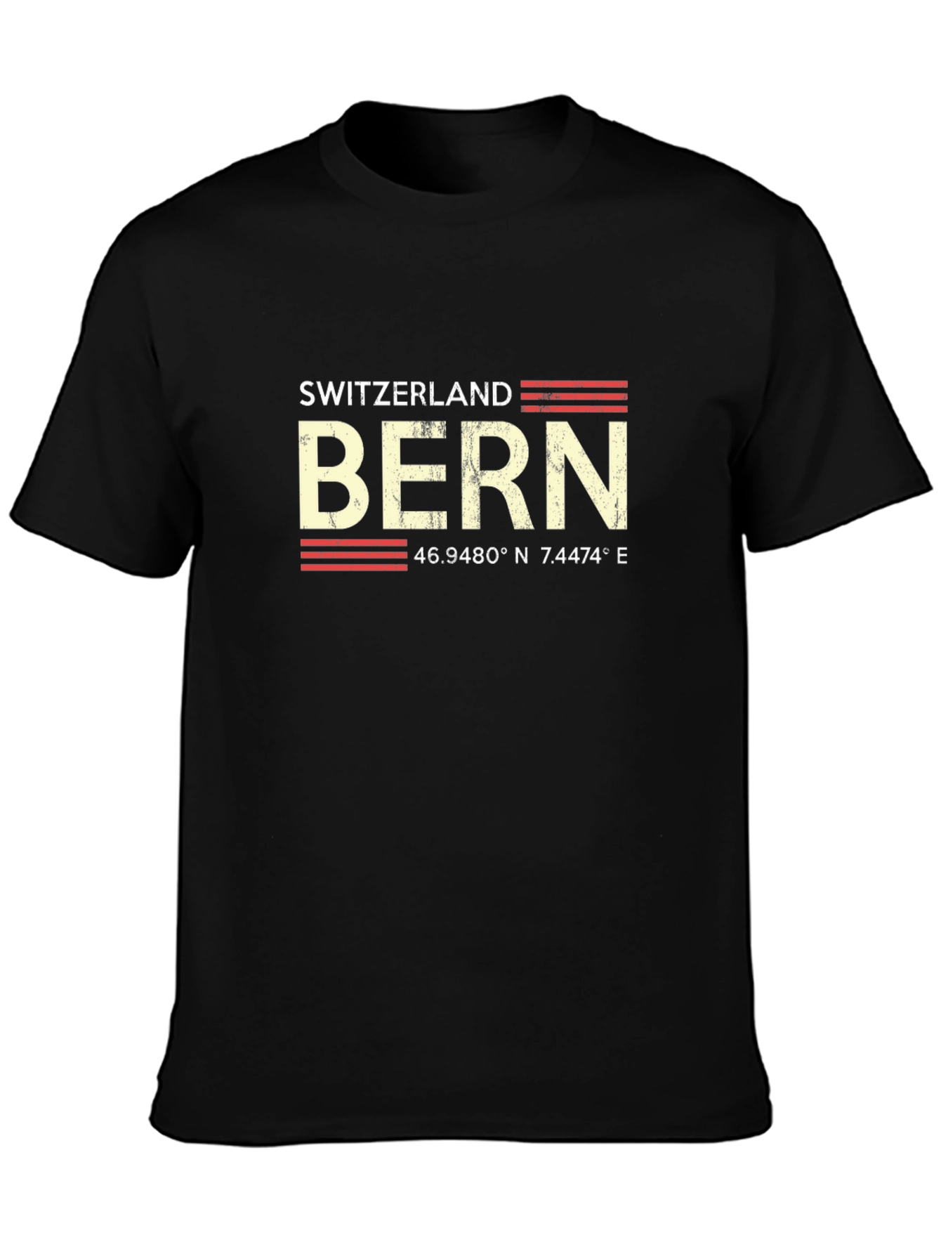 Bern Switzerland Coordinates Graphic T-Shirt