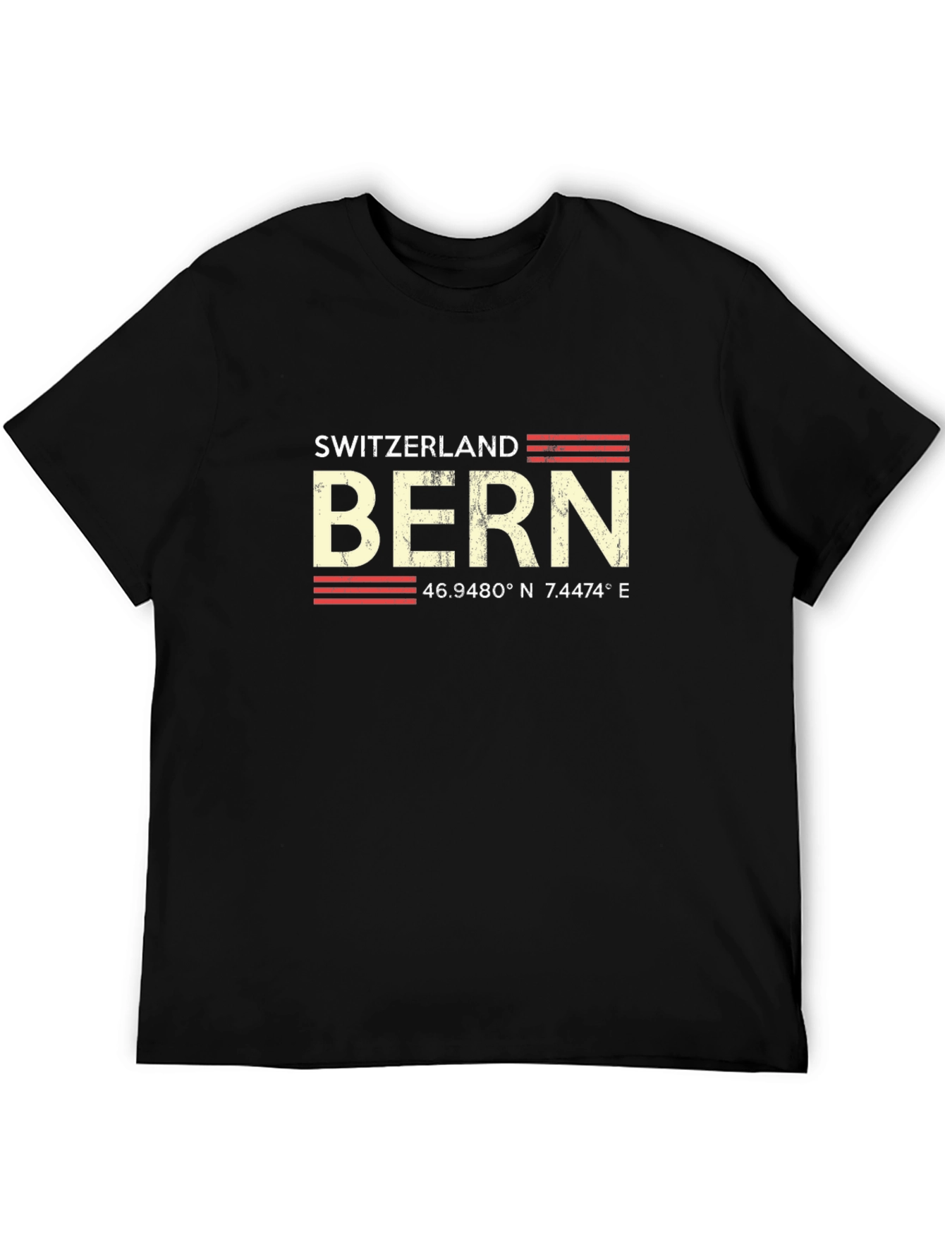 Bern Switzerland Coordinates Graphic T-Shirt