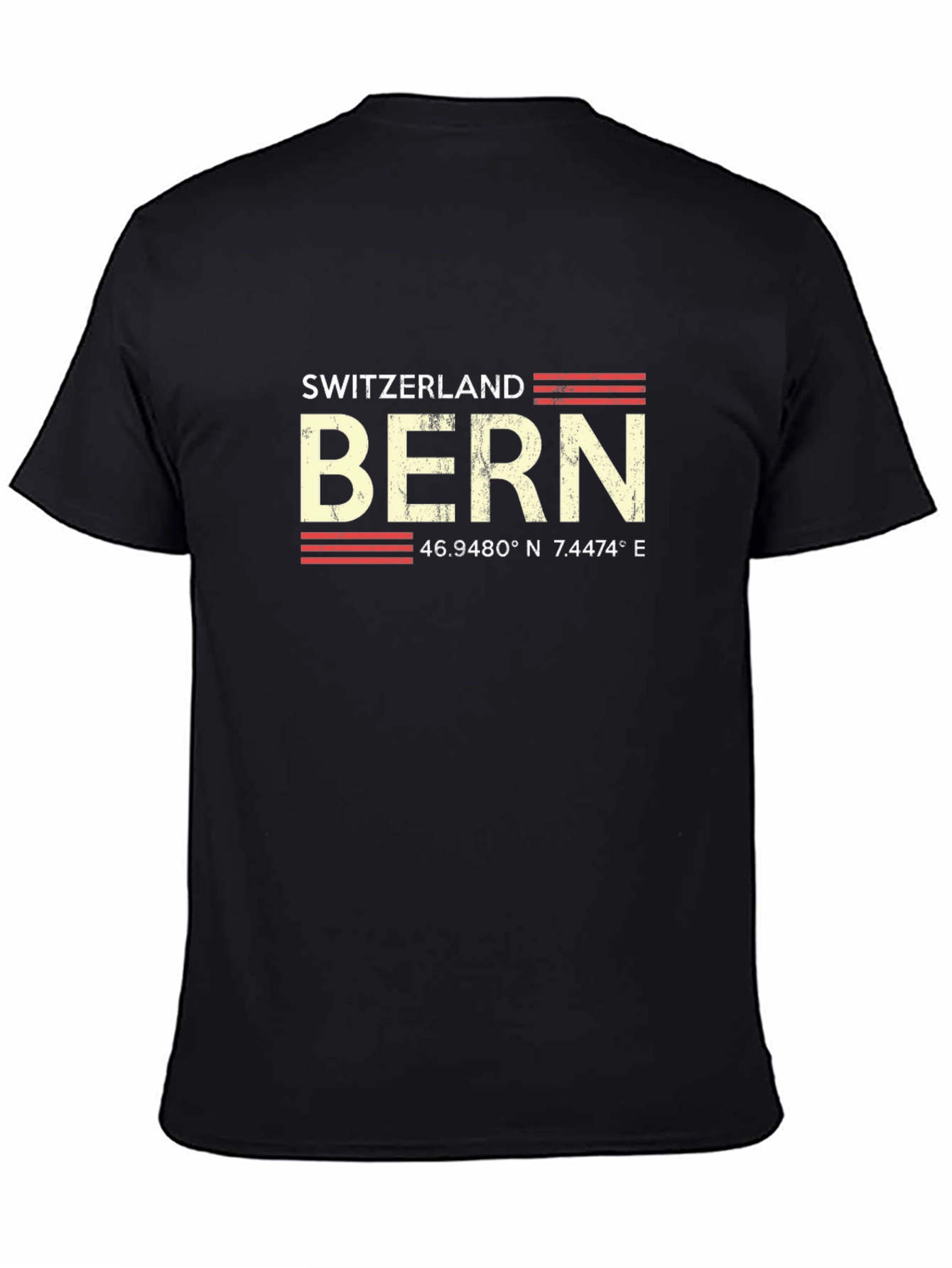 Bern Switzerland Coordinates Graphic T-Shirt